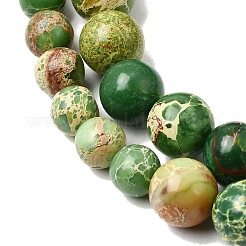 Natural Imperial Jasper Graduated Beads Strands&nbsp;G-A323-C03-01C