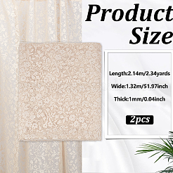 2Pcs Polyester Lace Fabric&nbsp;DIY-MA0007-14B