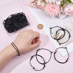 48Pcs 2 Colors Eco-Friendly Korean Waxed Polyester Cord Adjustable Bracelet Making&nbsp;AJEW-MA00002