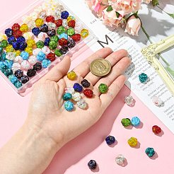 100Pcs 10 Colors Handmade Lampwork Beads&nbsp;LAMP-CJ0002-36