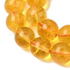 Natural Citrine Beads Strands&nbsp;G-E326-8mm-01A