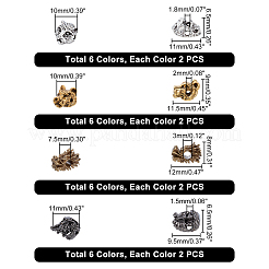 48Pcs 24 Styles Tibetan Style Alloy Beads&nbsp;FIND-PH0002-37