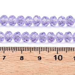 Transparent Glass Beads Strands&nbsp;GLAA-T023-8mm-B01