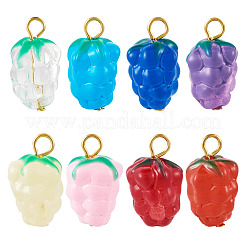 8Pcs Lampwork Pendants&nbsp;PALLOY-TAC0157