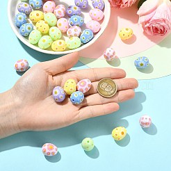 Printed Opaque Acrylic Beads&nbsp;MACR-CJC0004-38