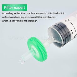 100Pcs 2 Colors Plastic Disposable Microporous Needle Syringe Filter&nbsp;AJEW-OC0002-54