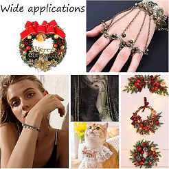 240Pcs 3 Style Brass Charms&nbsp;KK-CA0003-10