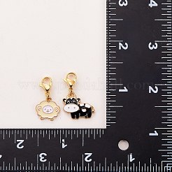 Alloy Enamel Pendant Decoration&nbsp;HJEW-SW00024-01