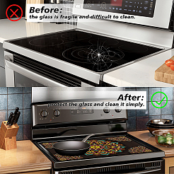 1Pc Cloth Induction Cooktop Protector Mats&nbsp;AJEW-GA0006-58C