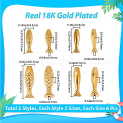 24Pcs 4 Styles 304 Stainless Steel Beads&nbsp;STAS-SC0020-80A
