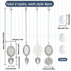 Wing & Flat Round Alloy & Brass Doctoral Cap Graduation Hanging Pendants&nbsp;HJEW-SP00002