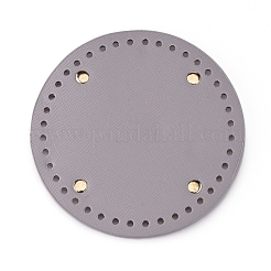 PU Leather Flat Round Bag Bottom&nbsp;FIND-WH0056-07I