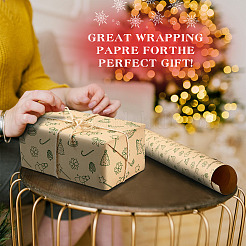 Flower Gift Wrapping Paper&nbsp;DIY-TAC0020-52A