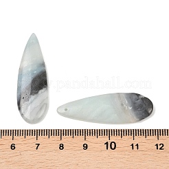 Natural Flower Amazonite Pendants&nbsp;G-K381-15C