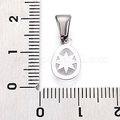 303 Stainless Steel Pendants&nbsp;STAS-Q110-04P