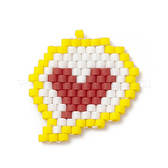 3Pcs 3 Color Handmade MIYUKI Japanese Seed Loom Pattern Seed Beads&nbsp;PALLOY-MZ00072
