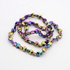 Electroplate Non-magnetic Synthetic Hematite Bead Strands&nbsp;G-J286-05E