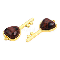 Natural Mahogany Obsidian Pendants&nbsp;G-N326-158-09