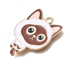 Alloy Enamel Pendants&nbsp;FIND-E047-02KCG-10