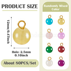 Glass Round Pendants&nbsp;PALLOY-TADJ00001-03