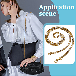 1Pc Tibetan Style Zinc Alloy Twisted Chain Bag Chains&nbsp;PURS-UN0001-17