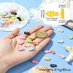 45Pcs 9 Colors Baking Paint Alloy Beads&nbsp;FIND-CJ0003-26