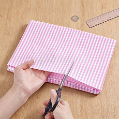 Stripe Cotton Fabric&nbsp;DIY-WH0671-390B