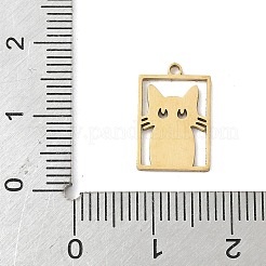 304 Stainless Steel Pendants&nbsp;STAS-H480-02G