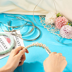 30Pcs 3 Styles Hair Accessories Iron Hair Band Findings&nbsp;OHAR-TA0001-08A