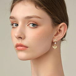 Brass Stud Earring Findings&nbsp;KK-HS0001-80