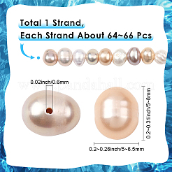 1 Strand Natural Cultured Freshwater Pearl Beads Strands&nbsp;PEAR-SC0001-41