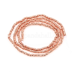 Electroplated Non-magnetic Synthetic Hematite Beads Strands&nbsp;G-F682-07