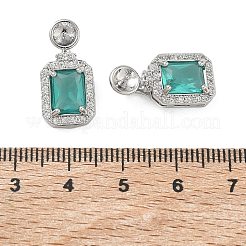 Brass Micro Pave Cubic Zirconia Pendants Settings&nbsp;KK-C172-23P