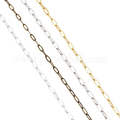 20m 4 Colors Brass Paperclip Chains&nbsp;CHC-CD0001-01