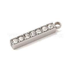 304 Stainless Steel Rhinestone Pendants&nbsp;STAS-S131-10P