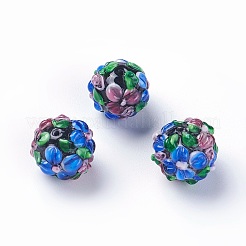 Handmade Bumpy Lampwork Beads&nbsp;LAMP-E021-07D