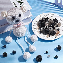 144 Sets 12 Style Plastic & Resin Doll Eyes&nbsp;DOLL-PH0001-45