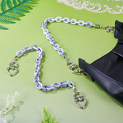 2Pcs Acrylic Link Bag Extender Chains&nbsp;HJEW-TAC0143