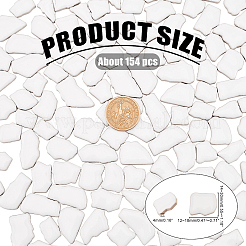Porcelain Mosaic Tiles&nbsp;AJEW-PH0001-05-WH