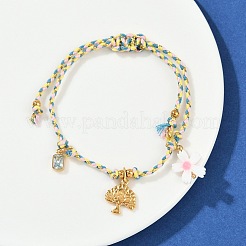 304 Stainless Steel Charms Bracelets&nbsp;BJEW-C114-11G