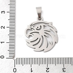 201 Stainless Steel Pendants&nbsp;STAS-Q341-28P