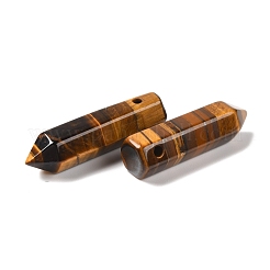 Natural Tiger Eye Pointed Pendants&nbsp;G-D460-01M