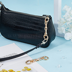 2Pcs Zinc Alloy Bag Extender Cable Chains&nbsp;FIND-FI0001-03G