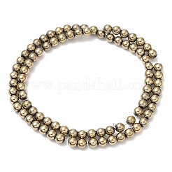 Electroplate Synthetic Magnetic Hematite Beads Strands&nbsp;G-E602-01E