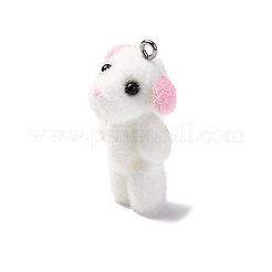 Flocky Resin Pendants&nbsp;RESI-Q011-02A