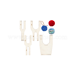 1 Set Wooden Knitting Fork for Hand Loom and Crafts&nbsp;DIY-BC0013-67