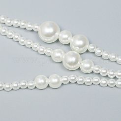 Plastic Imitation Pearl Round Beaded Waist Belly Long Chains for Women&nbsp;FS-WGCCA32-01