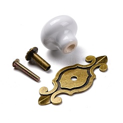 Round-shaped Porcelain Cabinet Door Knobs&nbsp;FIND-Z004-18C