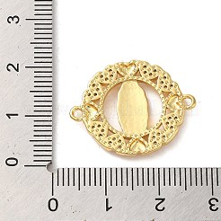 Religion Brass Pave Clear Cubic Zirconia Connector Charms&nbsp;FIND-Z041-13C