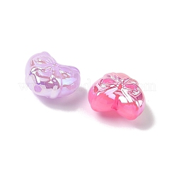 Luminous & UV Plating Opaque Acrylic Beads&nbsp;OACR-H053-05
